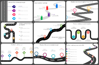 Product Roadmap Powerpoint Templates